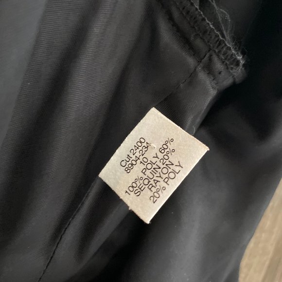 Vintage Sequin Formal Evening Gown - Picture 6 of 6